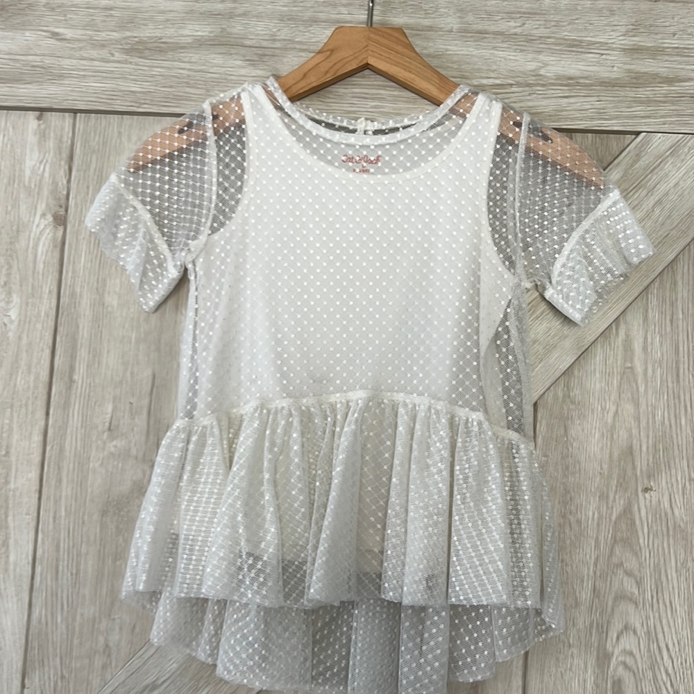Cat & Jack pearl color blouse